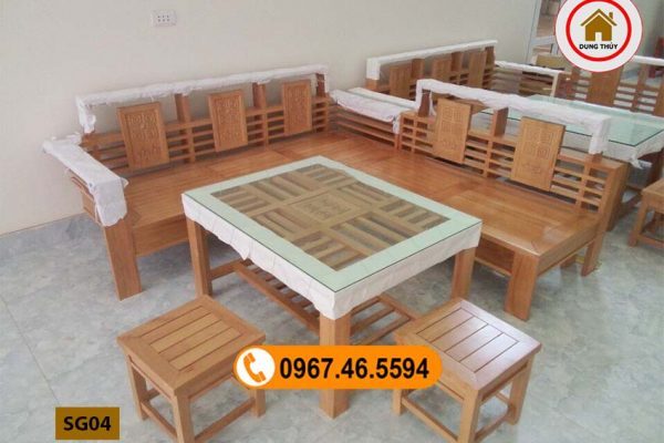 sofa gỗ 1m8