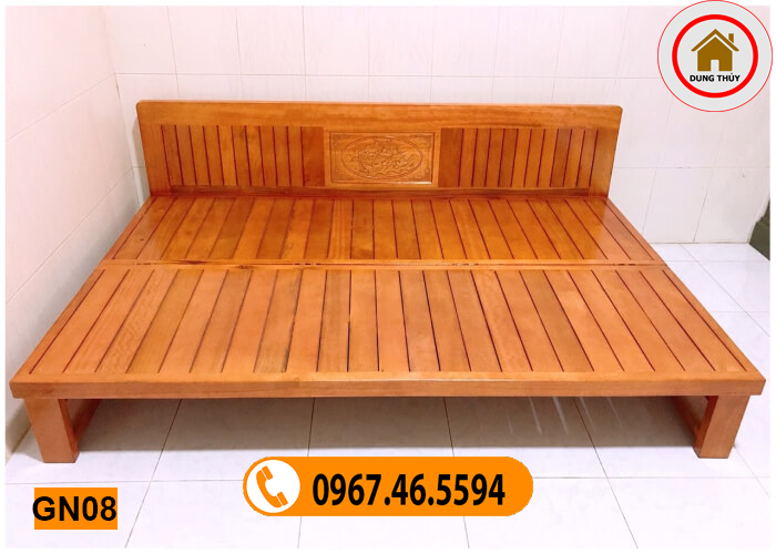 sofa gấp thành giường GN08 gỗ sồi Nga