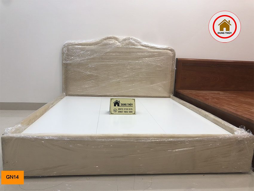 Giường ngủ gỗ công nghiệp kiểu phương Tây GN14