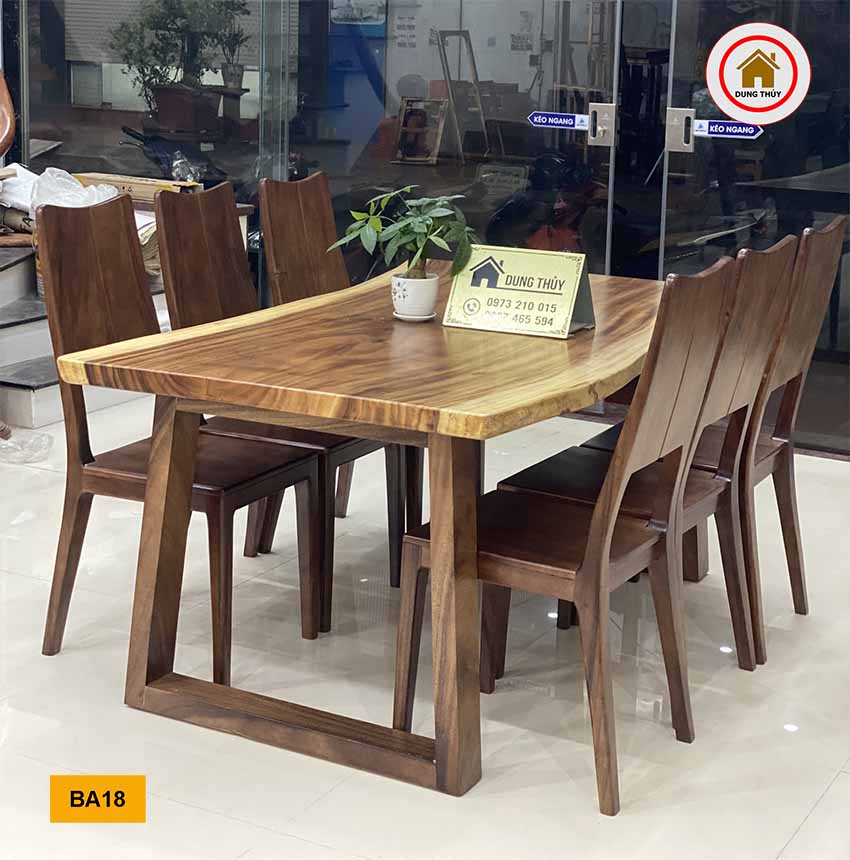 Có nên mua bàn ăn bằng gỗ me tây hay không