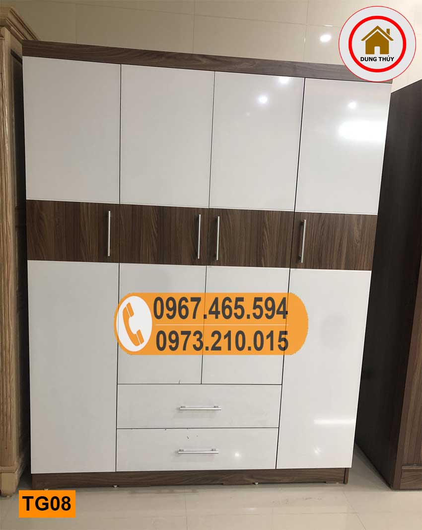 Kích thước tiêu chuẩn của tủ gỗ quần áo