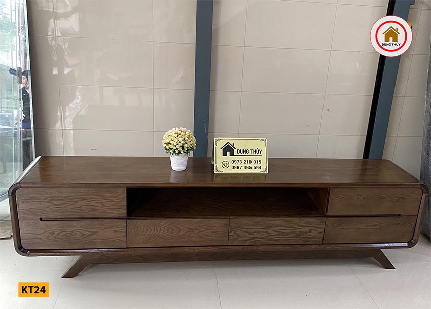 mẫu kệ để tivi bằng gỗ 1m6