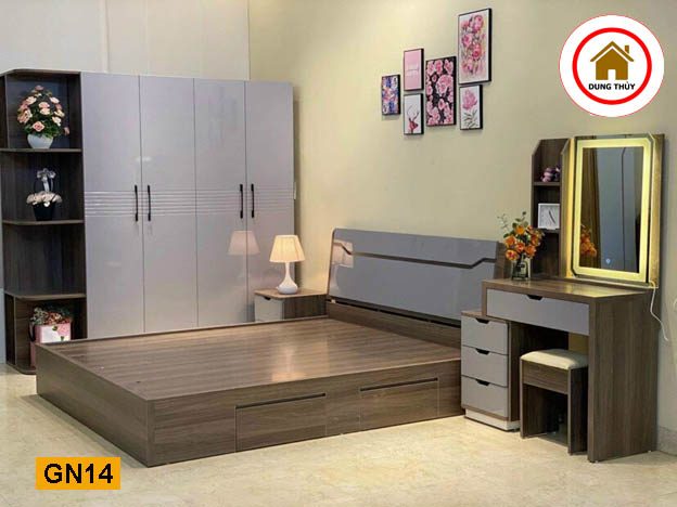 Giá bán giường ngủ gỗ công nghiệp