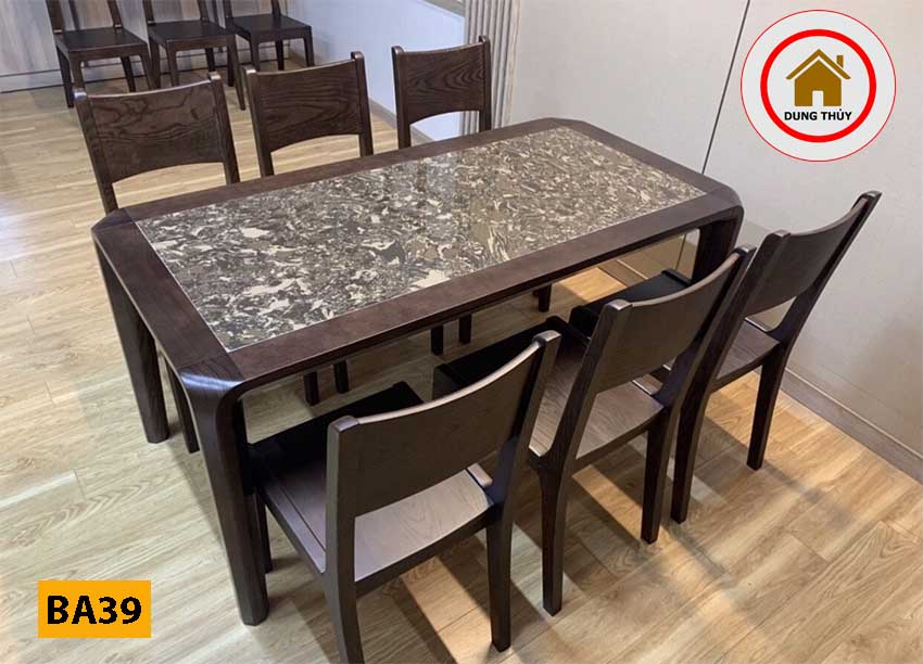 bảo quản bộ bàn ăn mặt đá