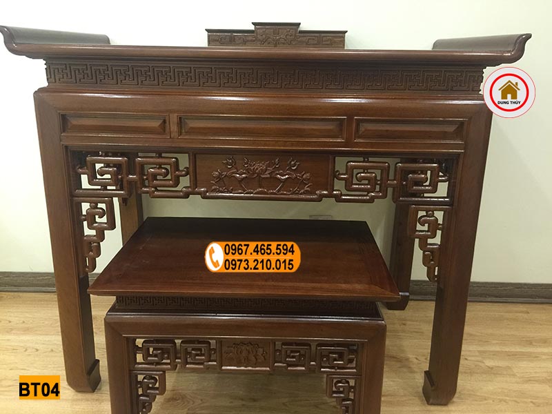 mẫu bàn thờ bằng gỗ đẹp