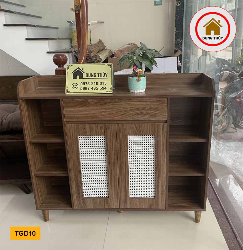 tủ giầy dép gỗ TGD10