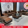 Sofa 2 văng thuyền cánh tiên chân thẳng gỗ sồi Nga SG89t