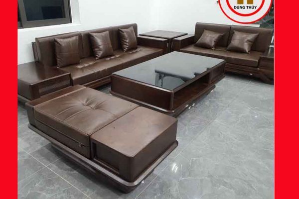 Bộ ghế sofa 2 văng phi thuyền gỗ sồi Nga SG91 yendung