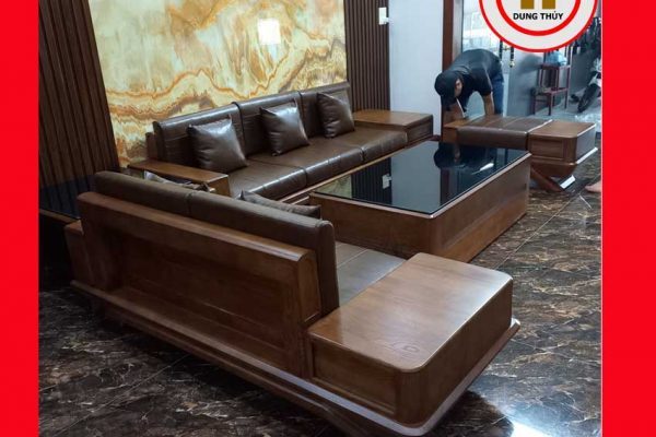 sofa 2 văng chân quỳ bắc ninh SG91