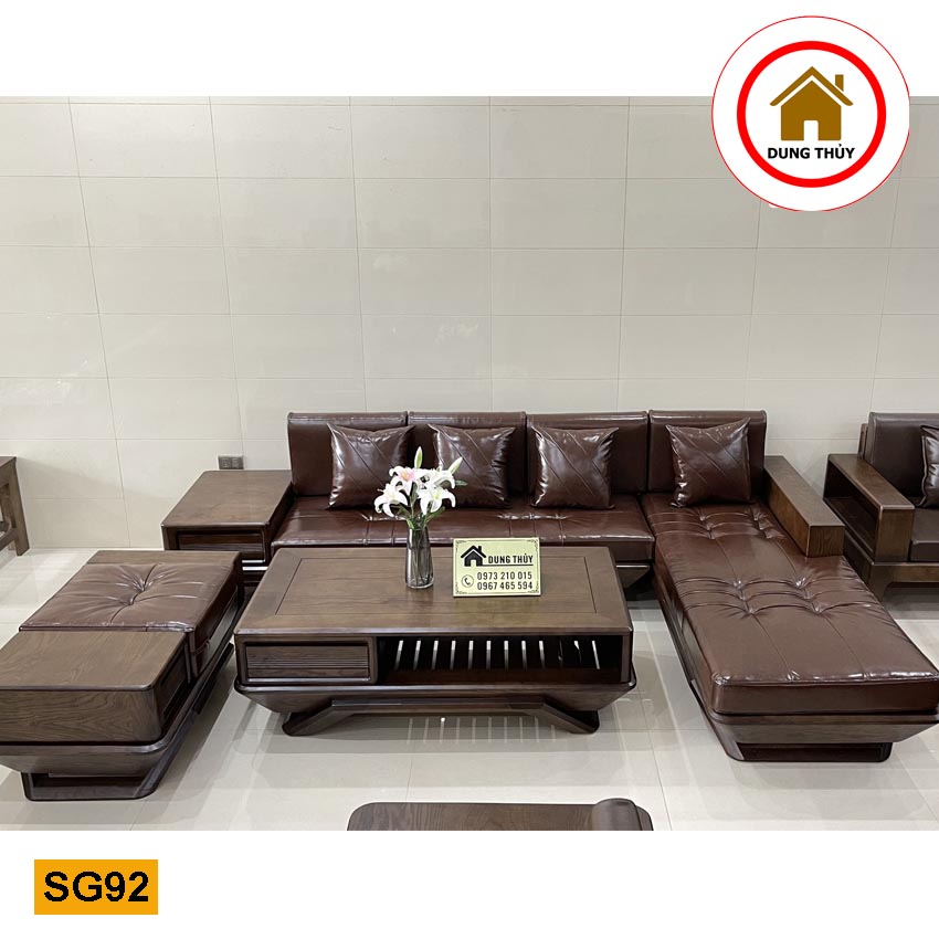 sofa góc chữ L SG92 chất