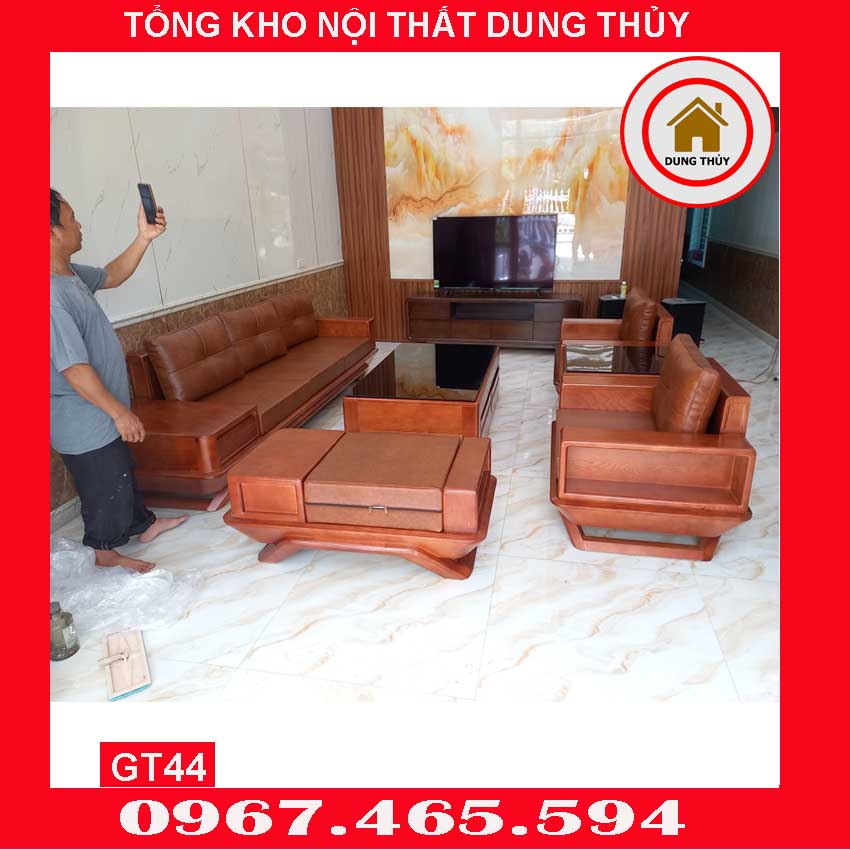 Bộ ghế đối phi thuyền gỗ sồi Nga GT44