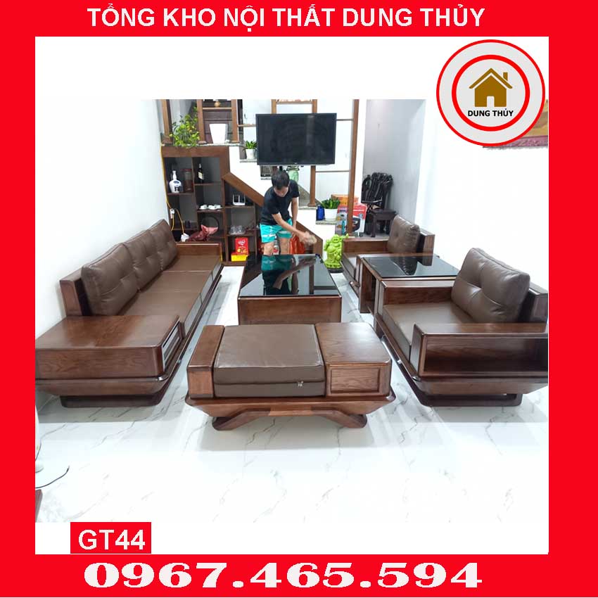 Bộ ghế đối phi thuyền gỗ sồi Nga GT44
