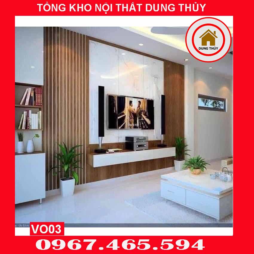 Vách nan sóng ốp tường gỗ công nghiệp VO03