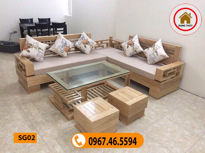 bộ bàn ghế đệm phòng khách SG02