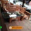 bộ ghế dấu cộng gỗ sồi Nga GT02