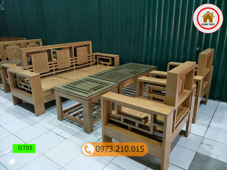 ghế gỗ tựa kép GT05