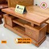 kệ tivi gỗ hương xám đá KT01