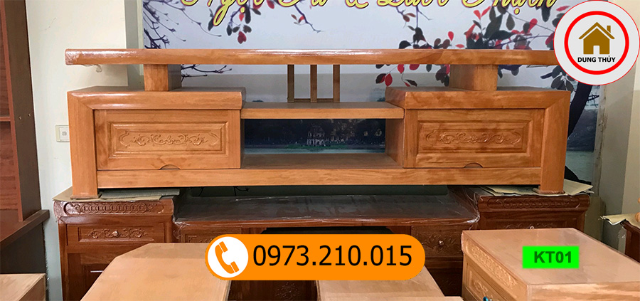 kệ tivi gỗ hương KT01