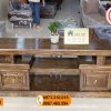 Kệ tivi phòng khách 2 ngăn gỗ sồi Nga KT03