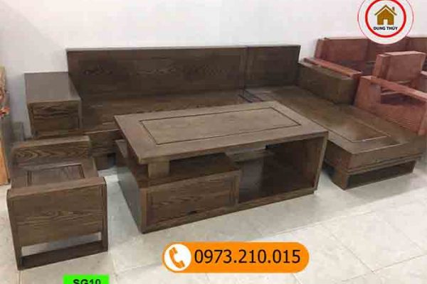 bộ ghế sofa góc chữ L ghép SG10