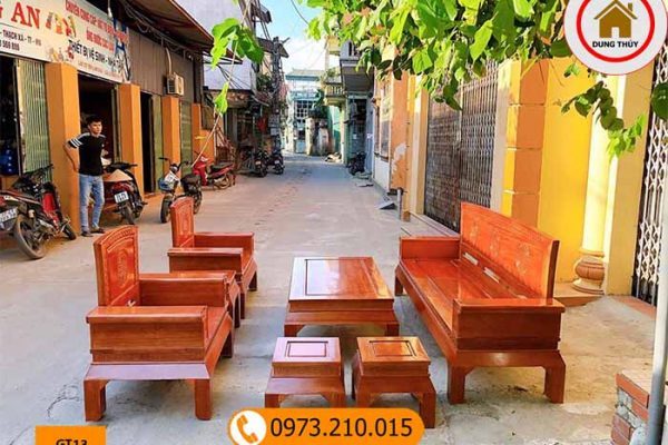 Bộ ghế Hoàng cung gỗ sồi Nga GT13