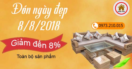 giảm giá tháng 8