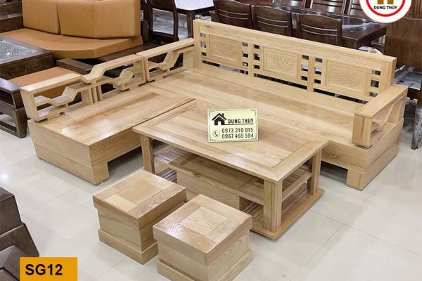 sofa văng góc lá me SG12
