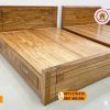 Giường ngủ 2 ngăn kéo gỗ hương xám cao cấp GN05