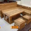 sofa góc trứng gỗ hương xám SG13 đẹp