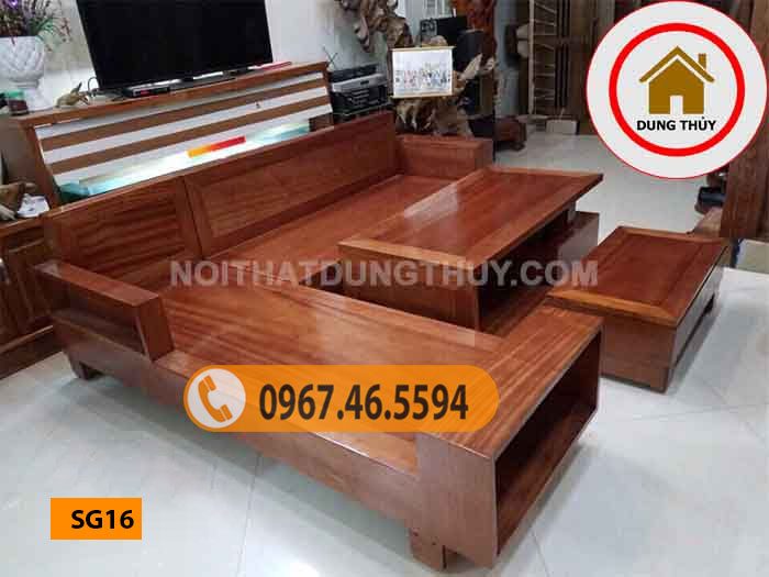 mẫu ghế sofa gỗ đẹp nhất hiện nay SG16