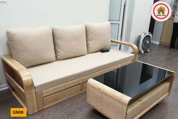 giường gấp thành ghế sofa GN08 đẹp