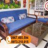 Giường gấp thành ghế sofa gỗ sồi Nga GN08