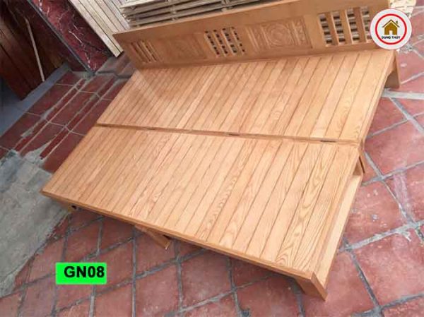 giÆ°á»ng gáº¥p thÃ nh gháº¿ sofa gá» sá»i Nga GN08