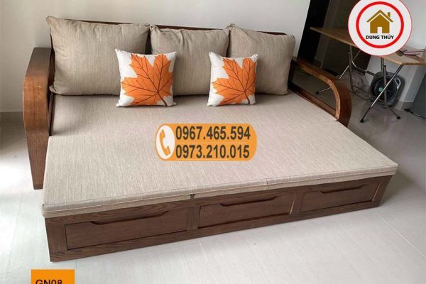 giường gấp thành ghế sofa GN08