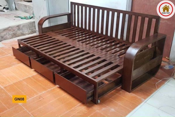 giường gấp thành ghế sofa GN08 đẹp