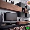 Kệ tivi phòng khách hiện đại gỗ sồi Nga KT04