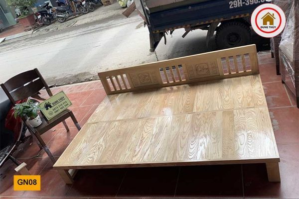 Giường gấp thành ghế sofa gỗ sồi Nga GN08