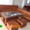 Bộ ghế sofa góc chữ L gỗ đinh hương SG18