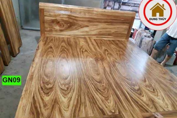 Giường hộp gỗ hương xám GN09