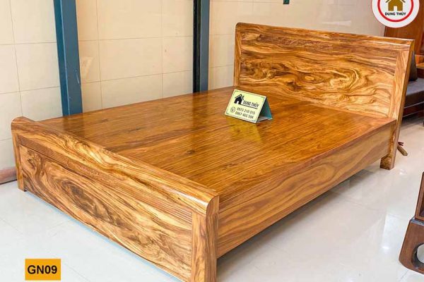 Giường hộp gỗ hương xám GN09