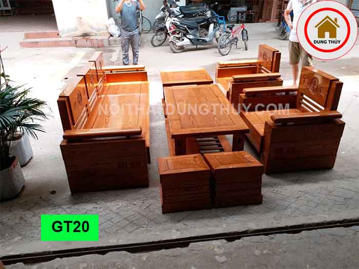 Bá» gháº¿ Äá»i tá»±a trá»©ng bá» máº·t liá»n gá» sá»i Nga GT20