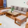 sofa ngăn kéo vát gỗ sồi SG22 xịn