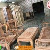 bộ ghế tay 10 giả cổ gỗ nghiến GT22