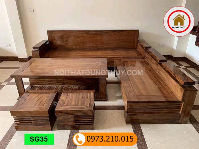Mua bàn ghế sofa gỗ ở đâu tốt tại quận Cầu Giấy