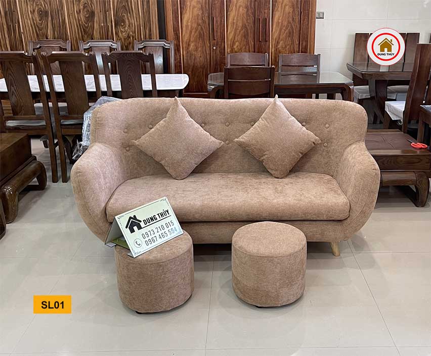 ghế salon văng thuyền nét SL01 đẹp