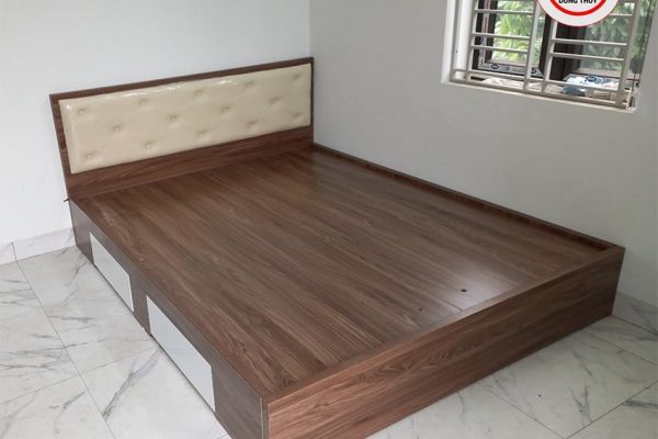 giường ngủ 2 ngăn kéo công nghiệp GN12