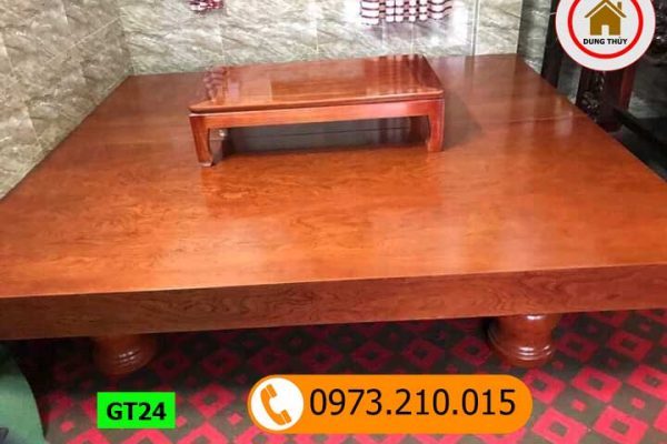 Sập chiếu ngựa gỗ xoan đào GT24