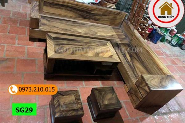 cách đóng bàn ghế gỗ phòng khách