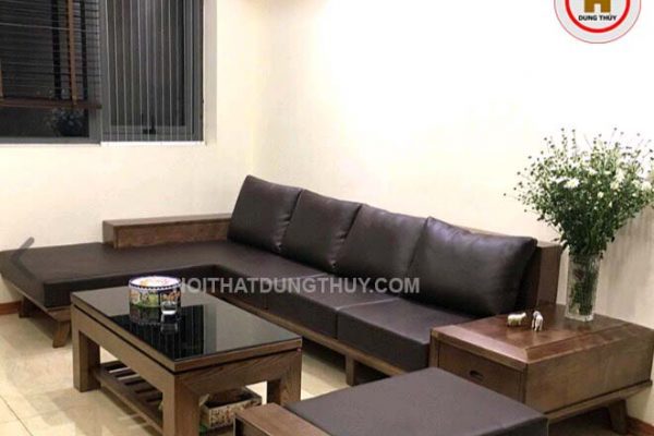 Bộ ghế sofa hộp chân oải gỗ sồi Nga SG28