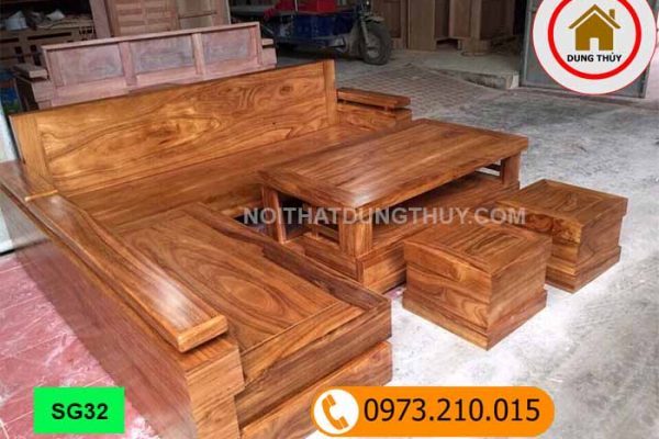 bàn ghế sofa gỗ Thạch Thất
